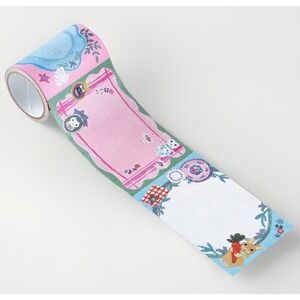 New Yumi Kitagishi Roll Sticky Notes / Hobonichi White Cat JAPAN